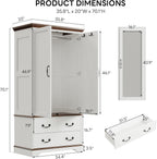 LIKIMIO Armoire Hangjing Rod Closet（70.1“）