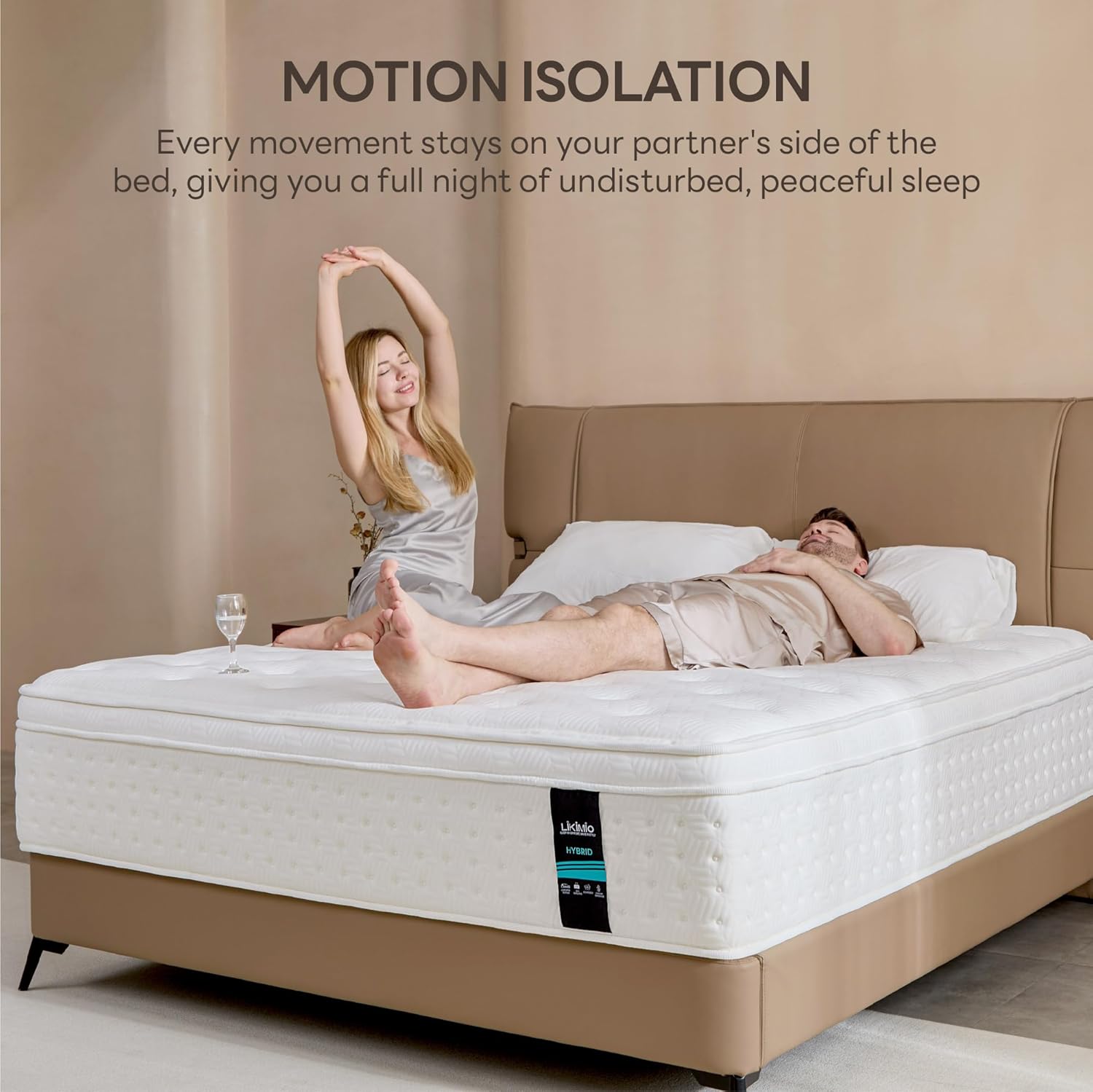 LIKIMIO Gel Memory Foam Mattress（Oeko-TEX & CertiPUR-US Standards & Made in Singapore）