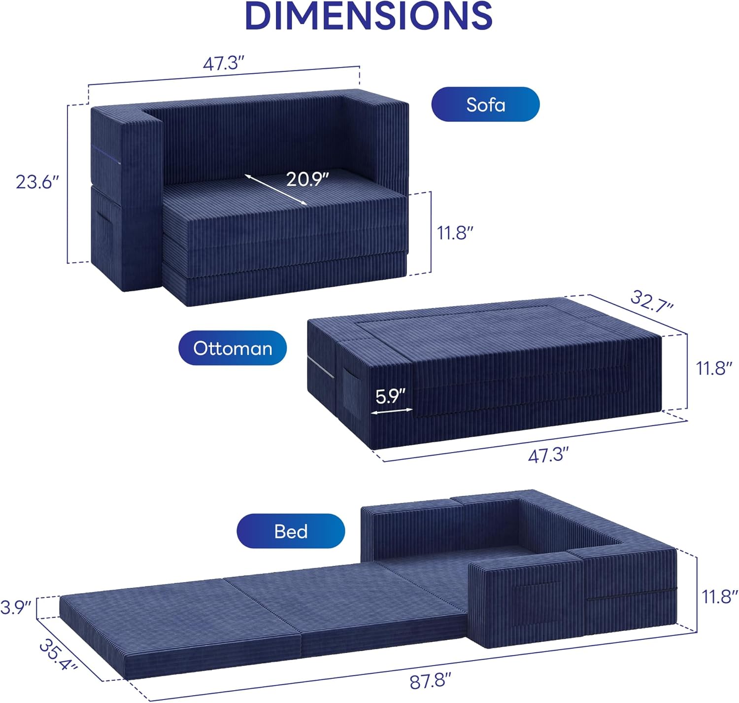 LIKIMIO Multi Functional Sofa