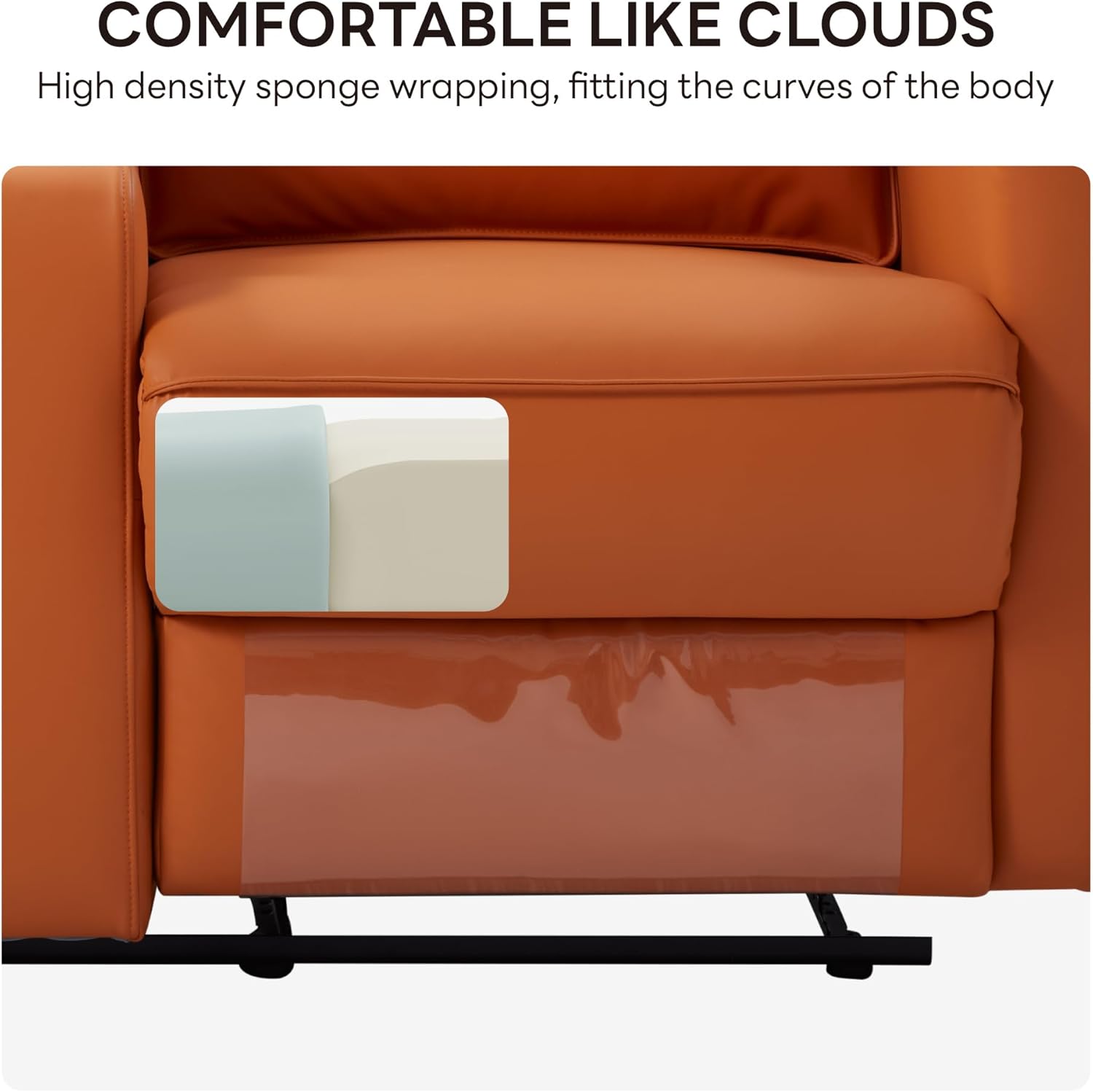 LIKIMIO 62.2” Loveseat Recliner