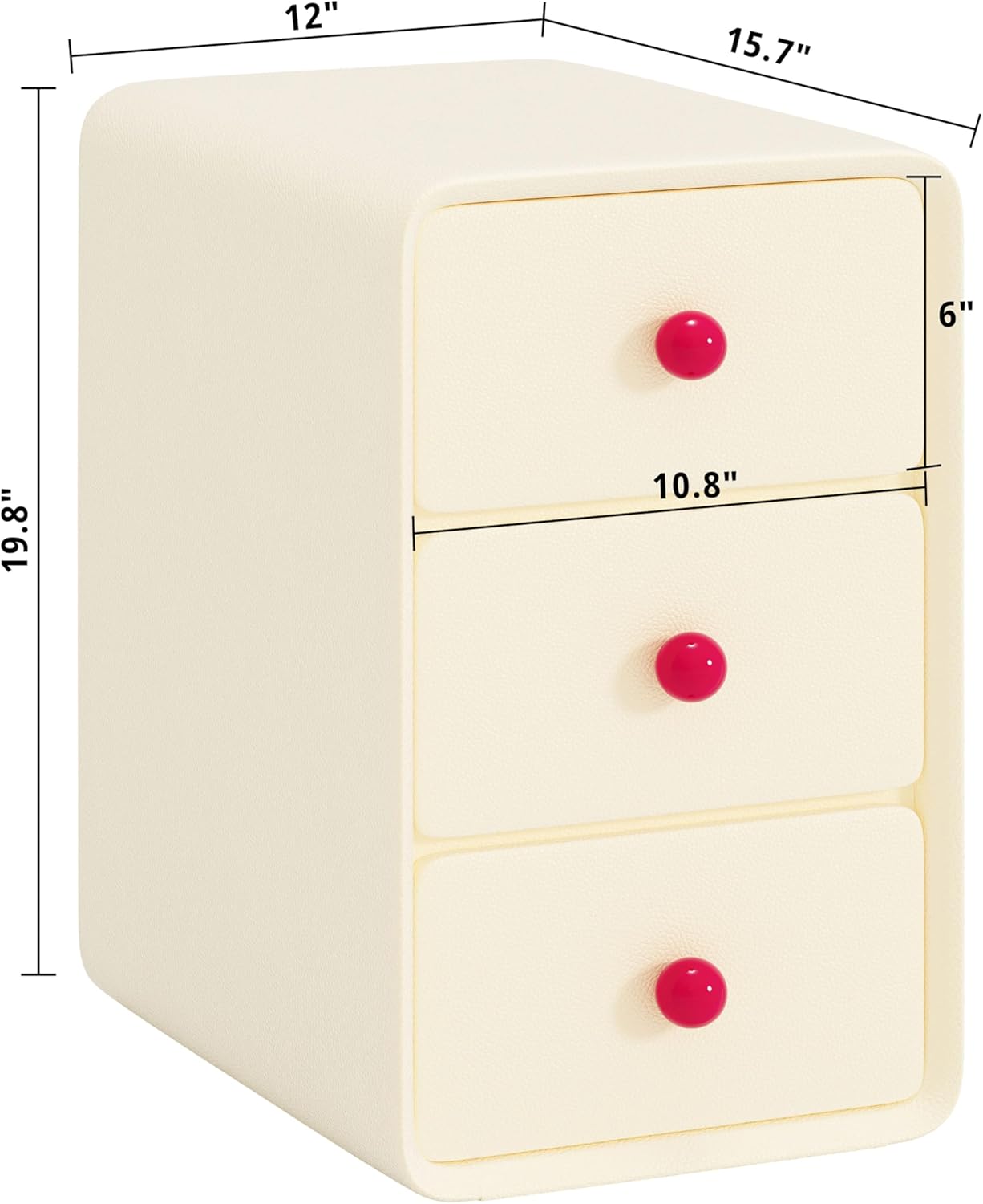 LIKIMIO Leather Nightstand