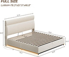 LIKIMIO Liftable Storage Bed Frame