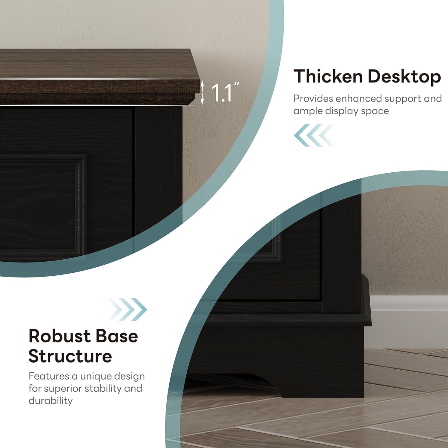 LIKIMIO Wooden 7-Drawer Dresser (47.2")