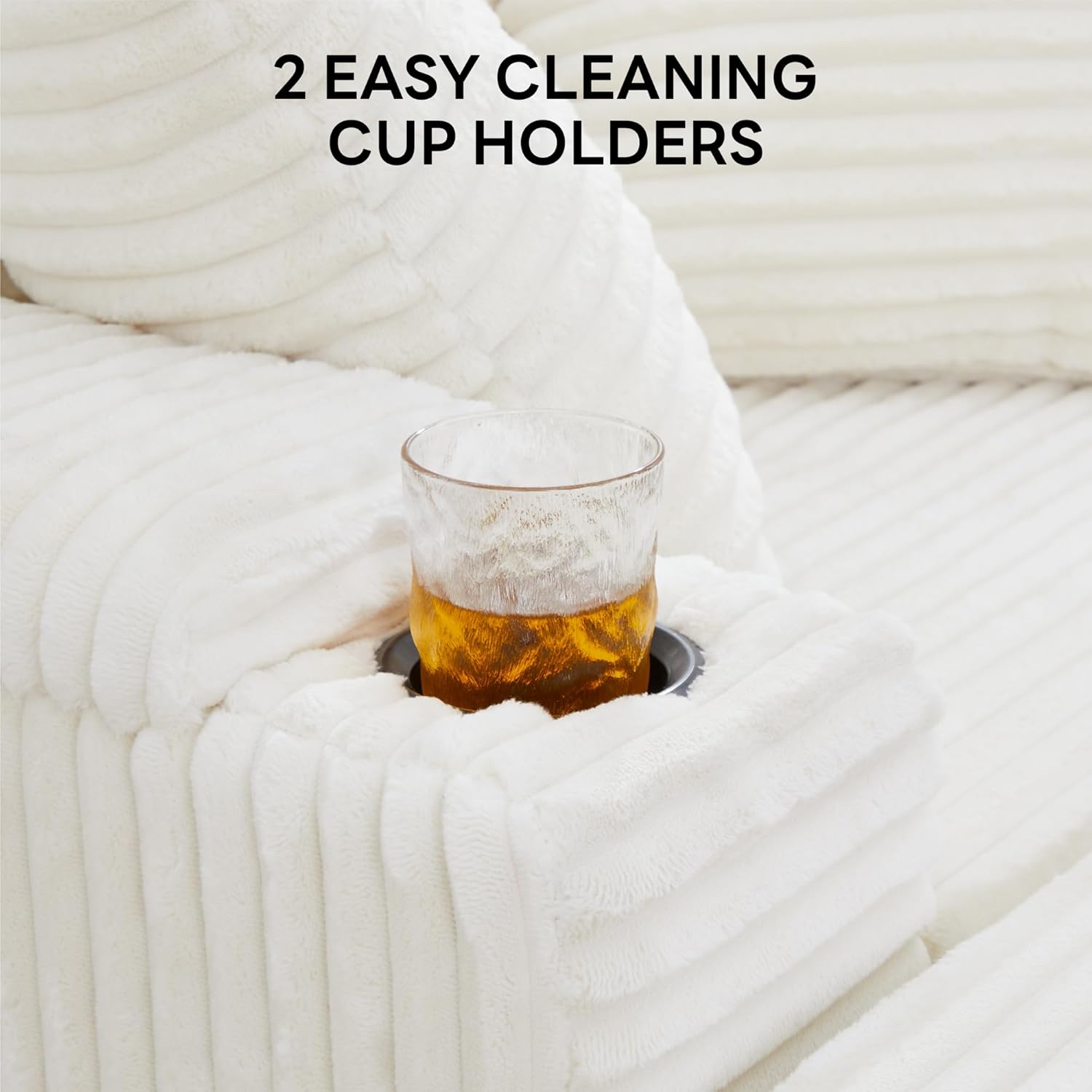 LIKIMIO Extra Large Corduroy Recliner（54”）