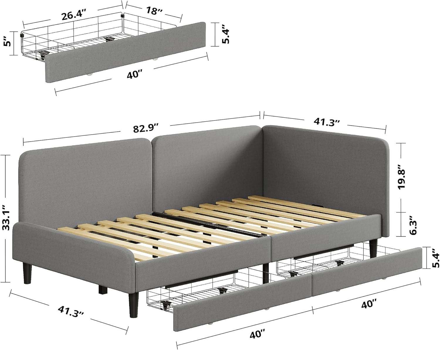 LIKIMIO Stronger Sofa Bed