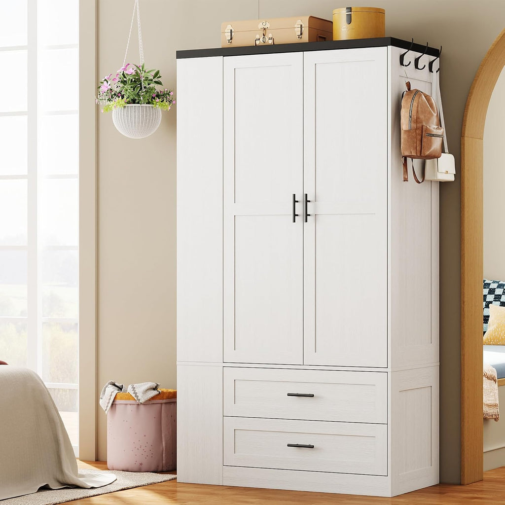 LIKIMIO Hidden Dressing Mirrorr Wardrobe（70“）