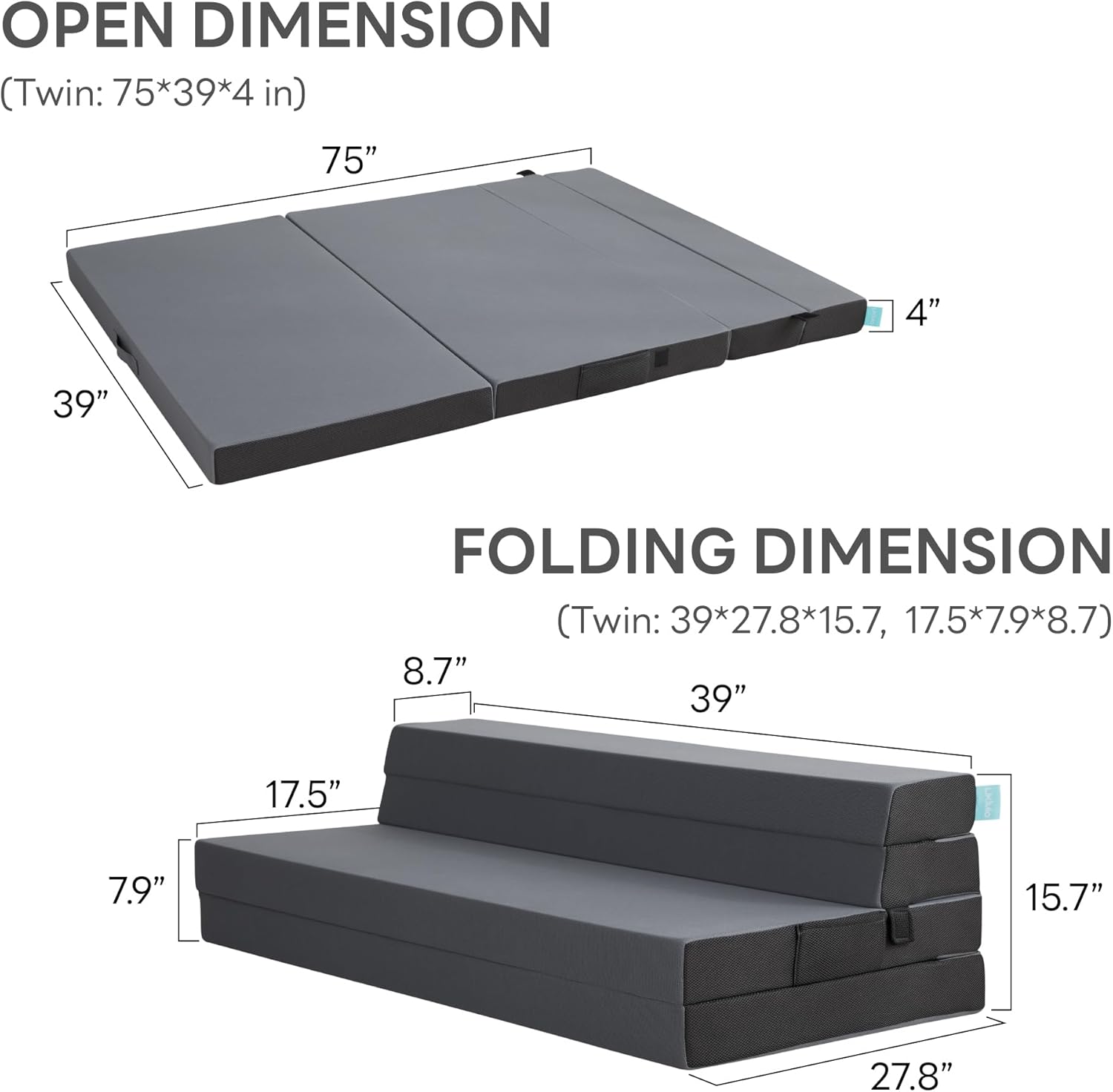 LIKIMIO Go-Fold Foam Mattress