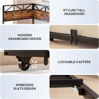 LIKIMIO 2-IN-1 Pull-Down Scroll Wheel Corner Bed