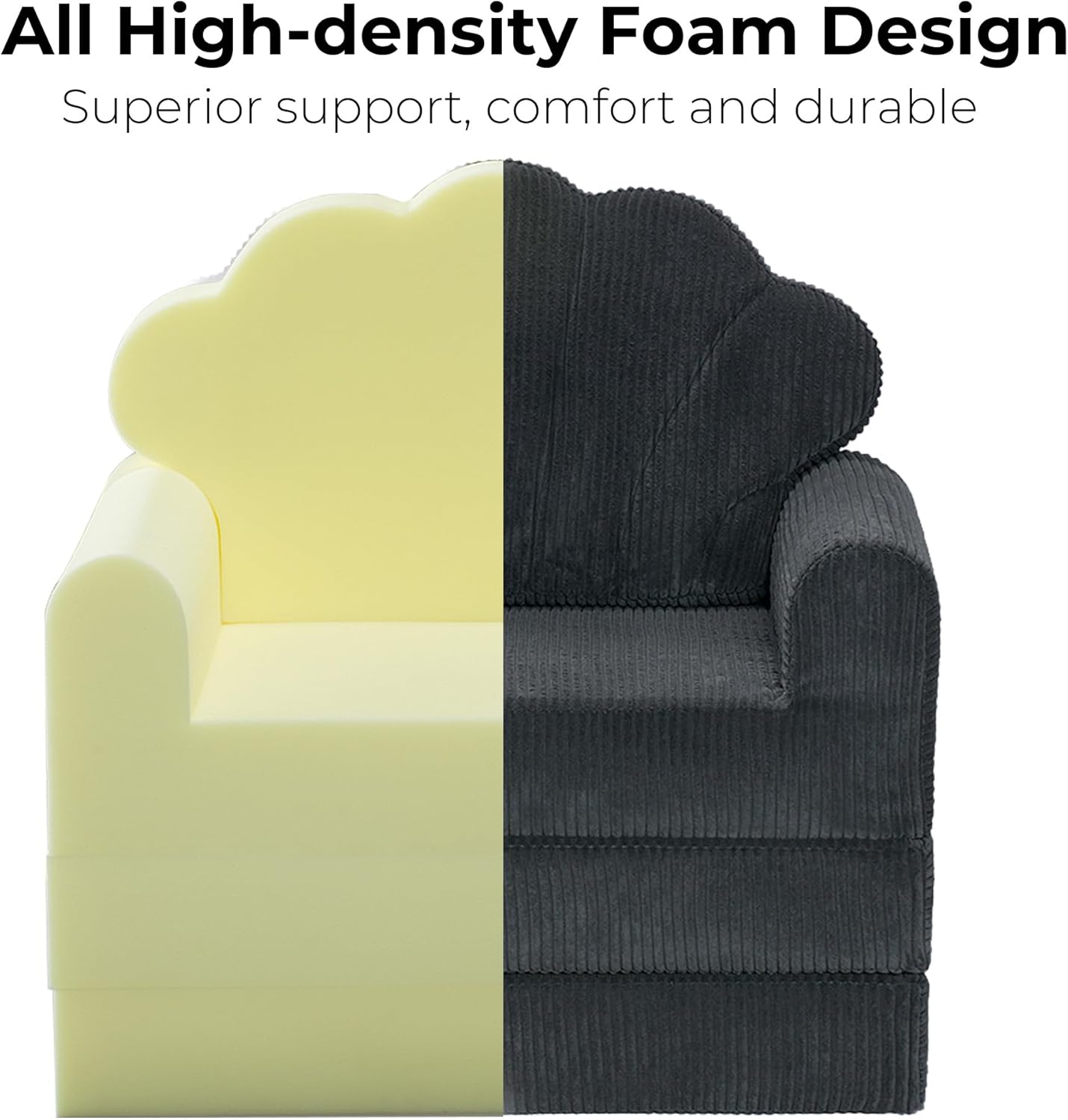 LIKIMIO Foldable Sofa Bed & Mattress