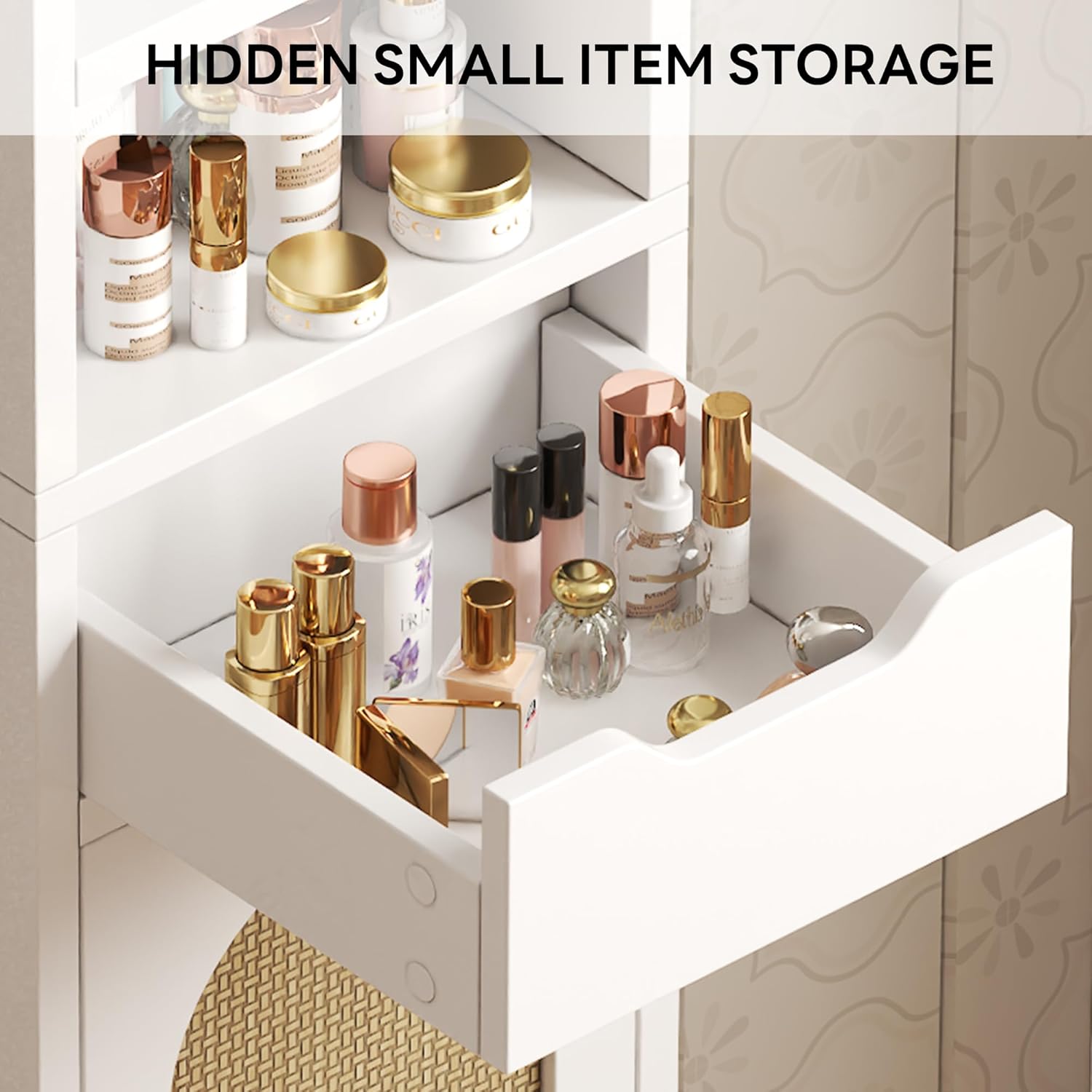 LIKIMIO Slim Freestanding Storage Cabinet（69“）