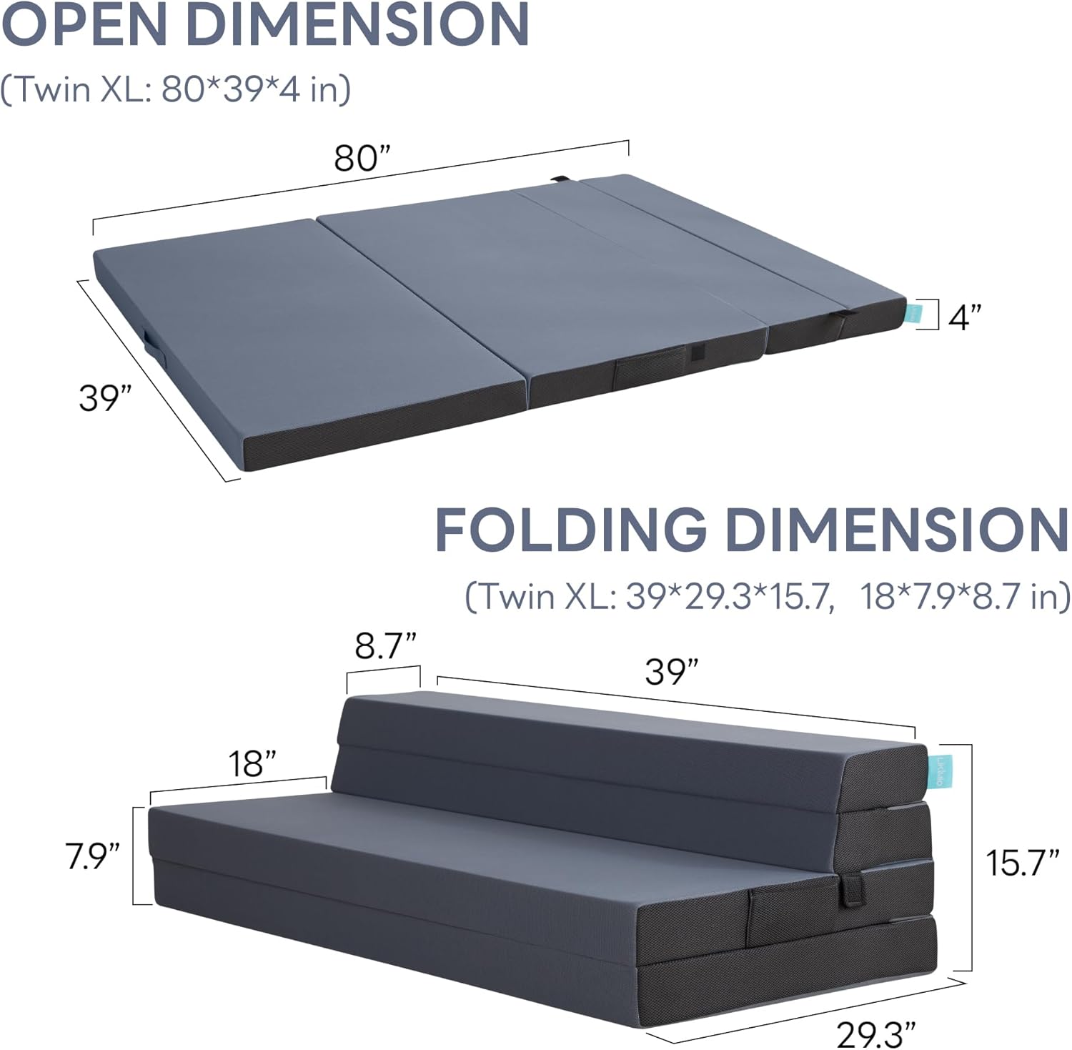 LIKIMIO Go-Fold Foam Mattress