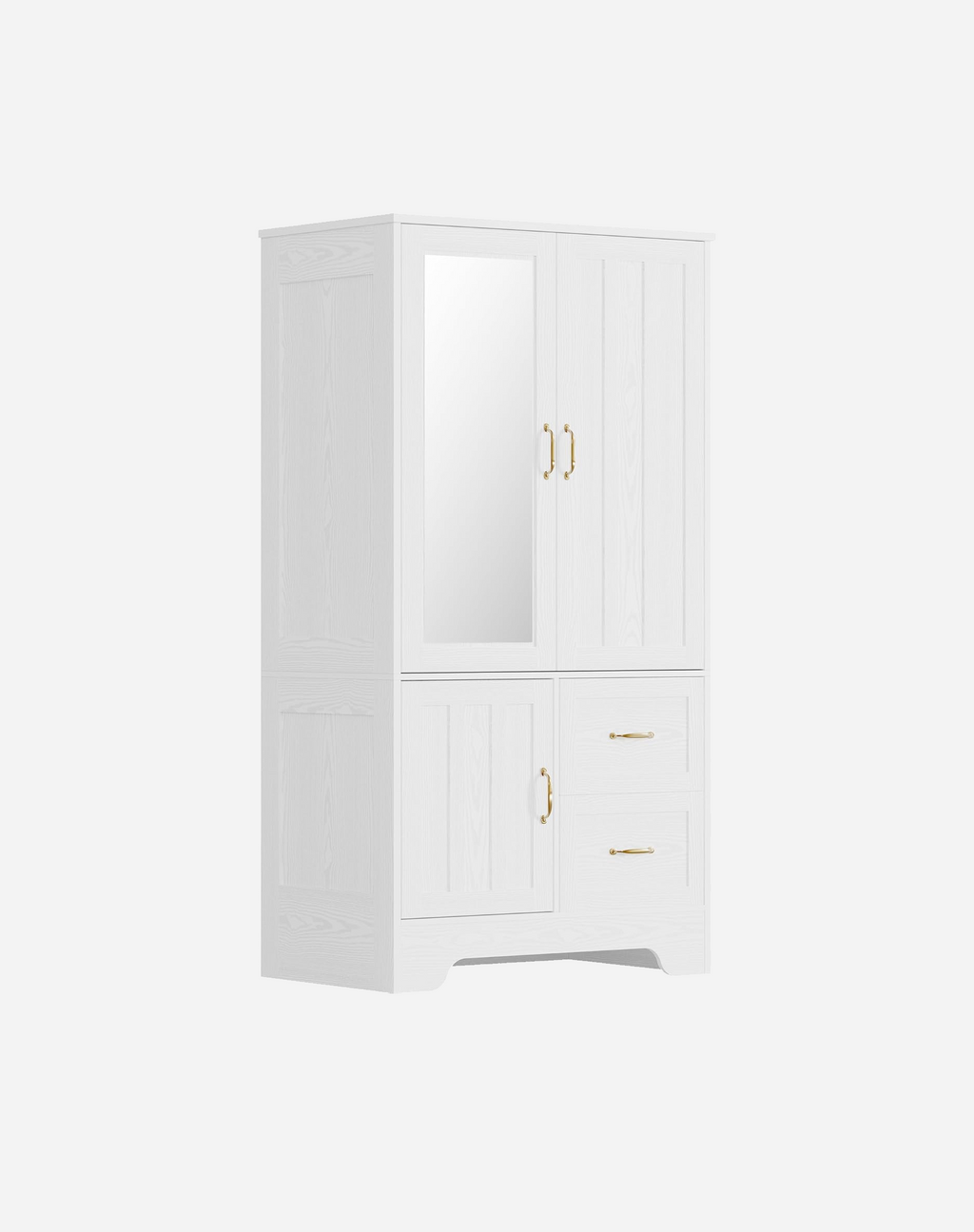 LIKIMIO Half-length Mirror MDF Wooden Closet（68”）