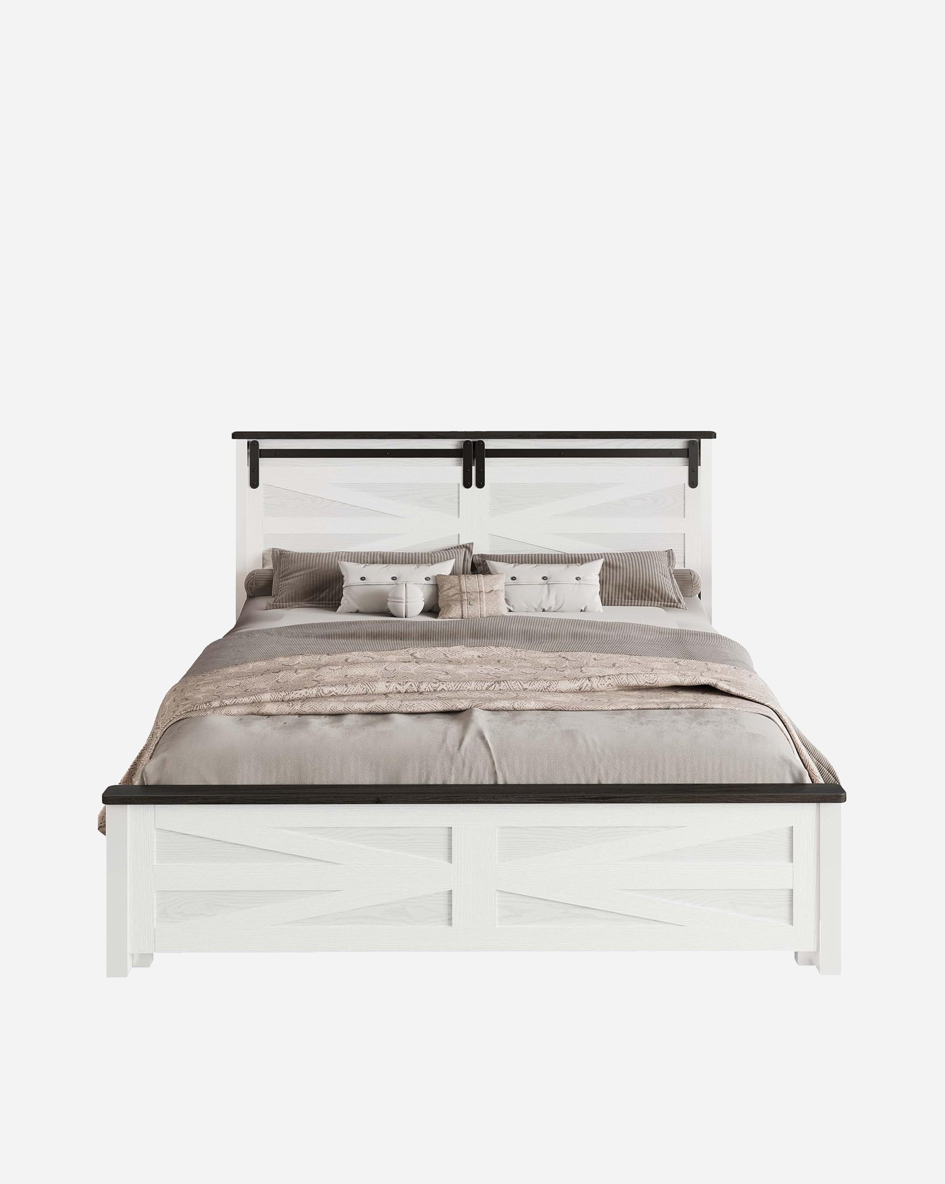 LIKIMIO Liftable Storage Solid Wood Bed Frame
