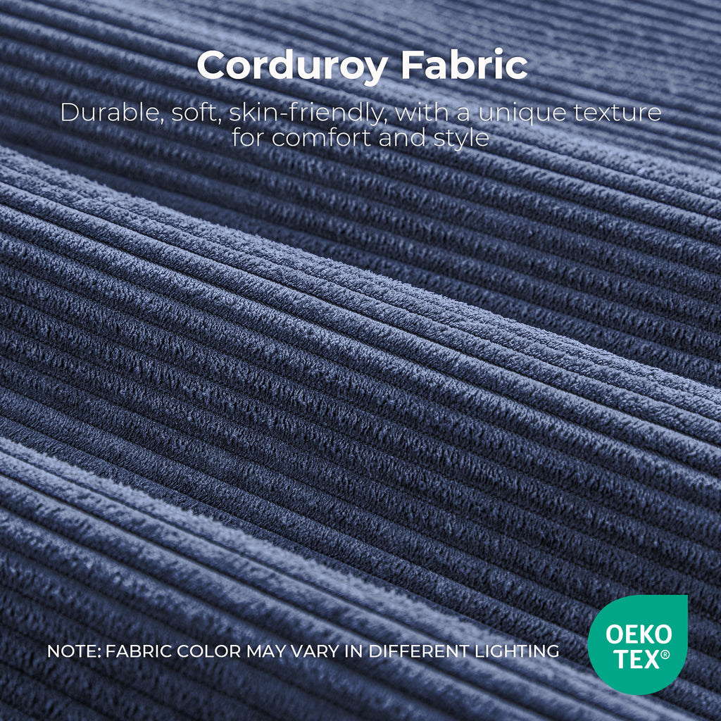 LIKIMIO 118" L-Shape Modern Modular Sofa