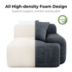 LIKIMIO 118" L-Shape Modern Modular Sofa