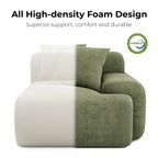 LIKIMIO 118" L-Shape Modern Modular Sofa