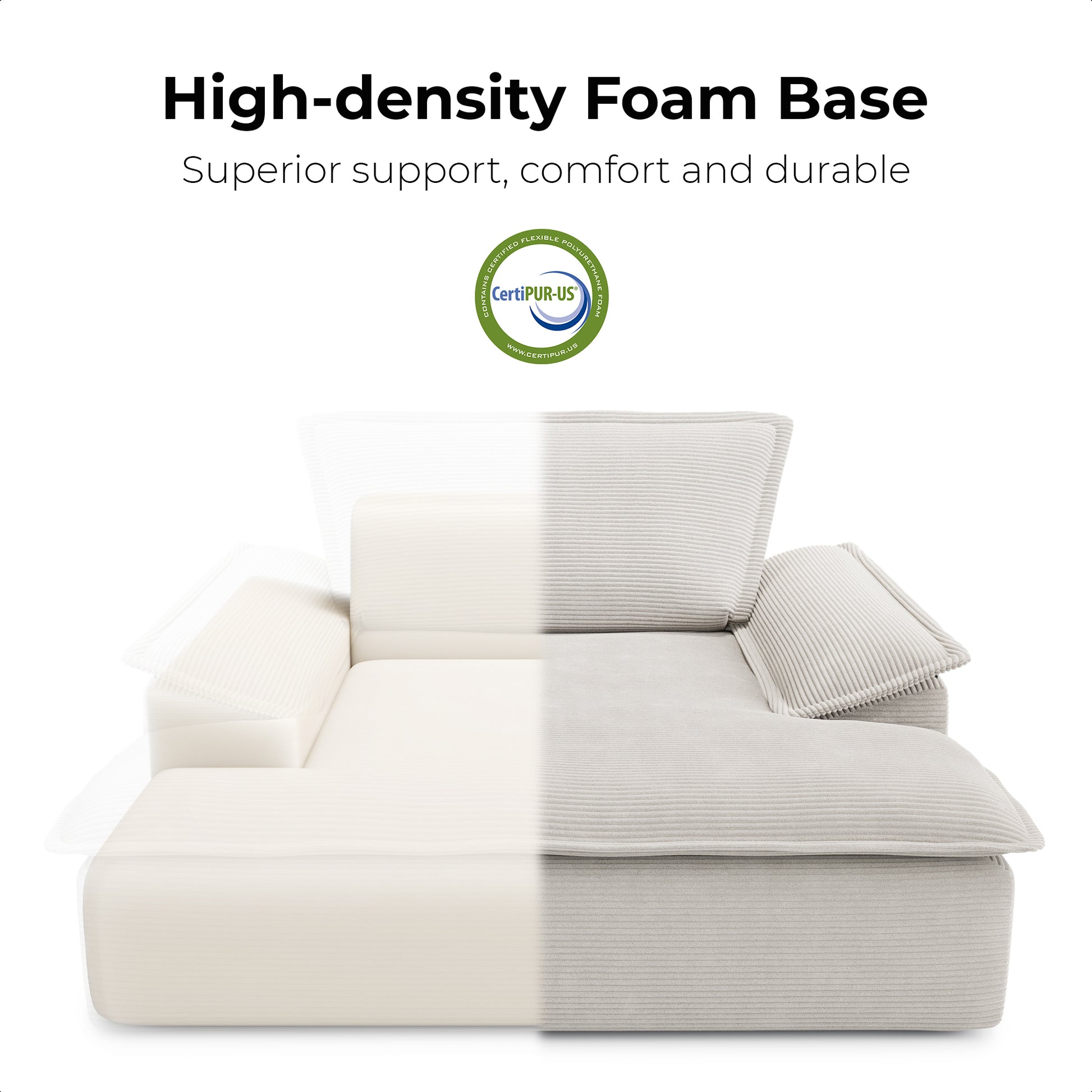 LIKIMIO 59" Lounge Sofa