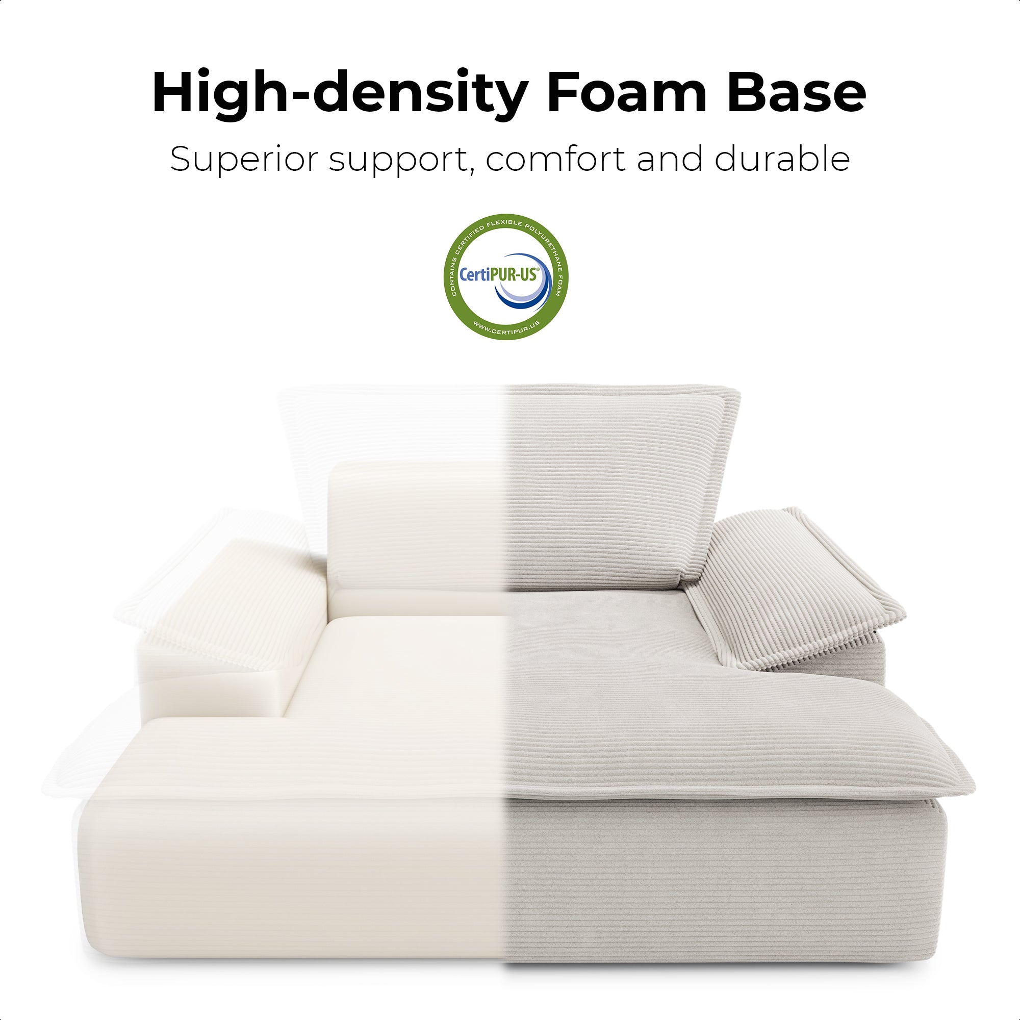 LIKIMIO 59" Lounge Sofa