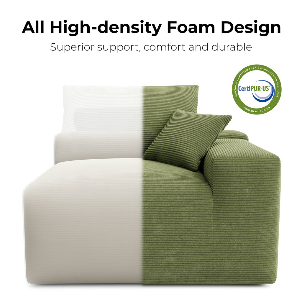 LIKIMIO 120" L-Shaped Sofa