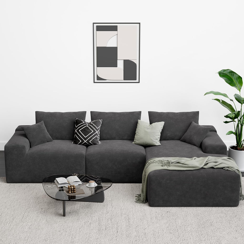 LIKIMIO 120" L-Shaped Sofa