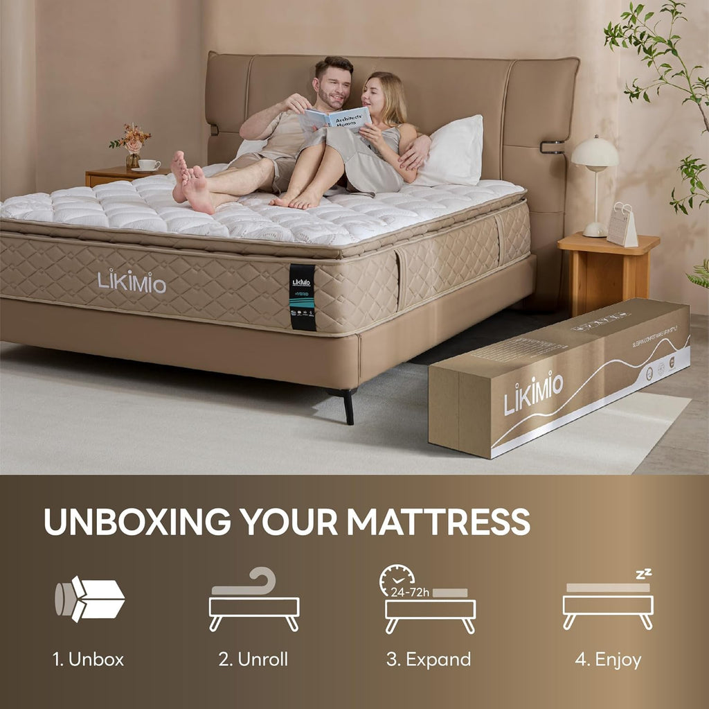 LIKIMIO Gel Memory Foam, Fiberglass Free, CertiPUR-US Certified