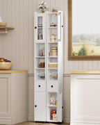 LIKIMIO Freestanding Slim Bathroom Storage Cabinet（71“）