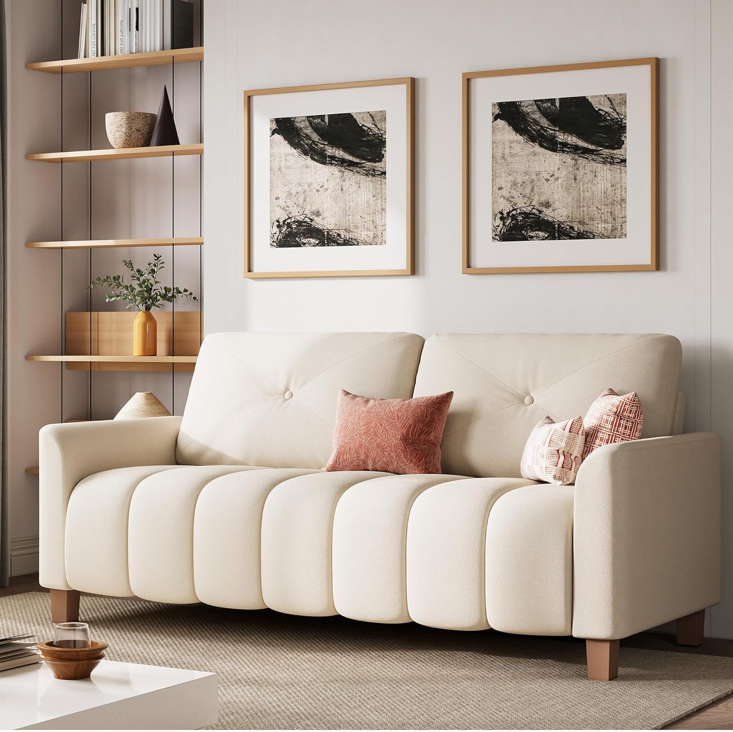 LIKIMIO 79" Clouds Loveseat