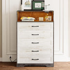 LIKIMIO LED Wooden Tallboy (48.4")