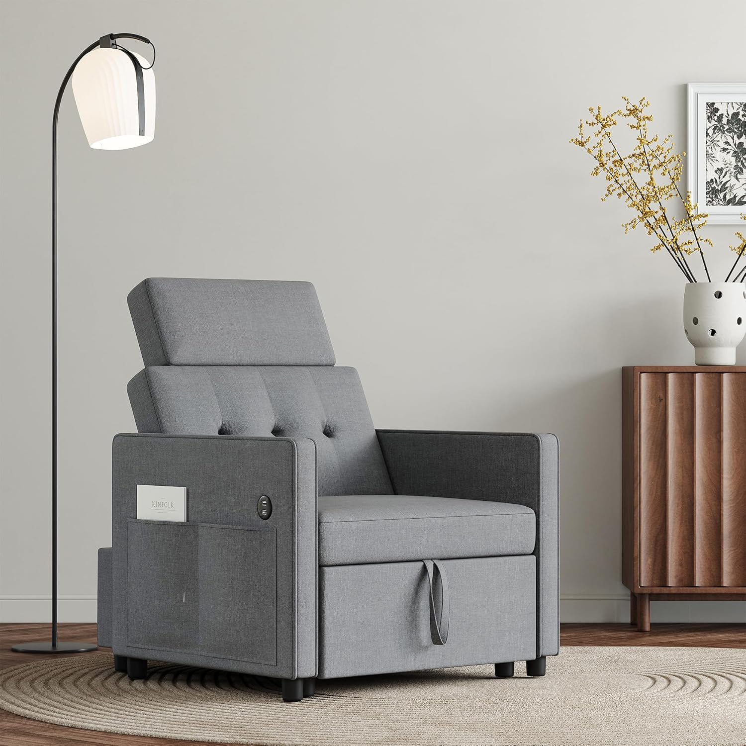 LIKIMIO 3-in-1 Sleeper Sofa Bed