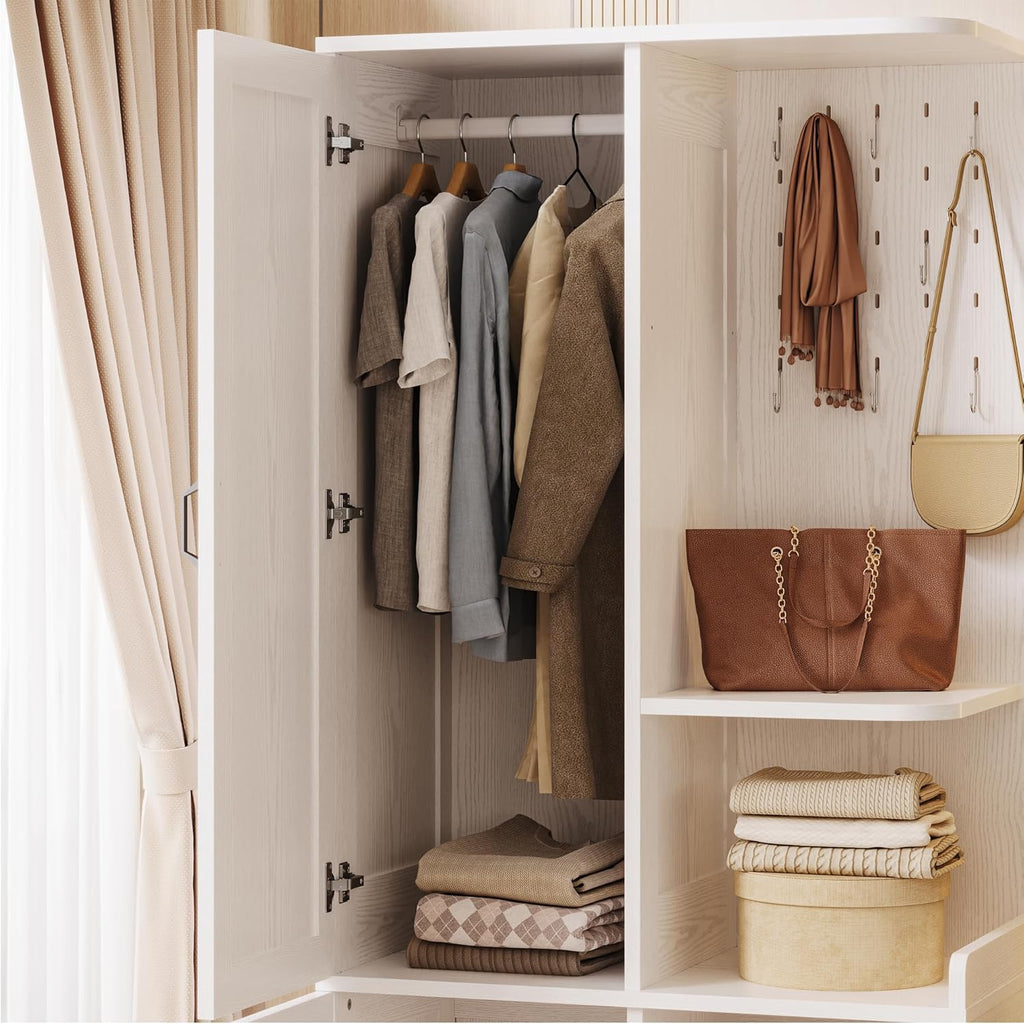 LIKIMIO Reversible Installation Design Wooden Wardrobe (70”)