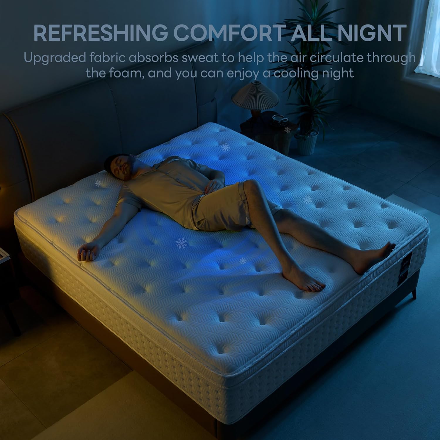 LIKIMIO Gel Memory Foam Mattress（Oeko-TEX & CertiPUR-US Standards & SG Made）