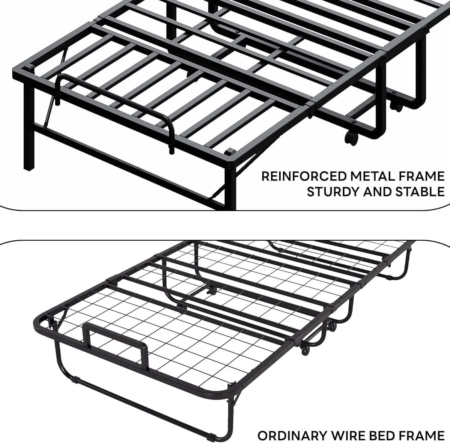 LKIMIO Portable Folding Bed & Marttress