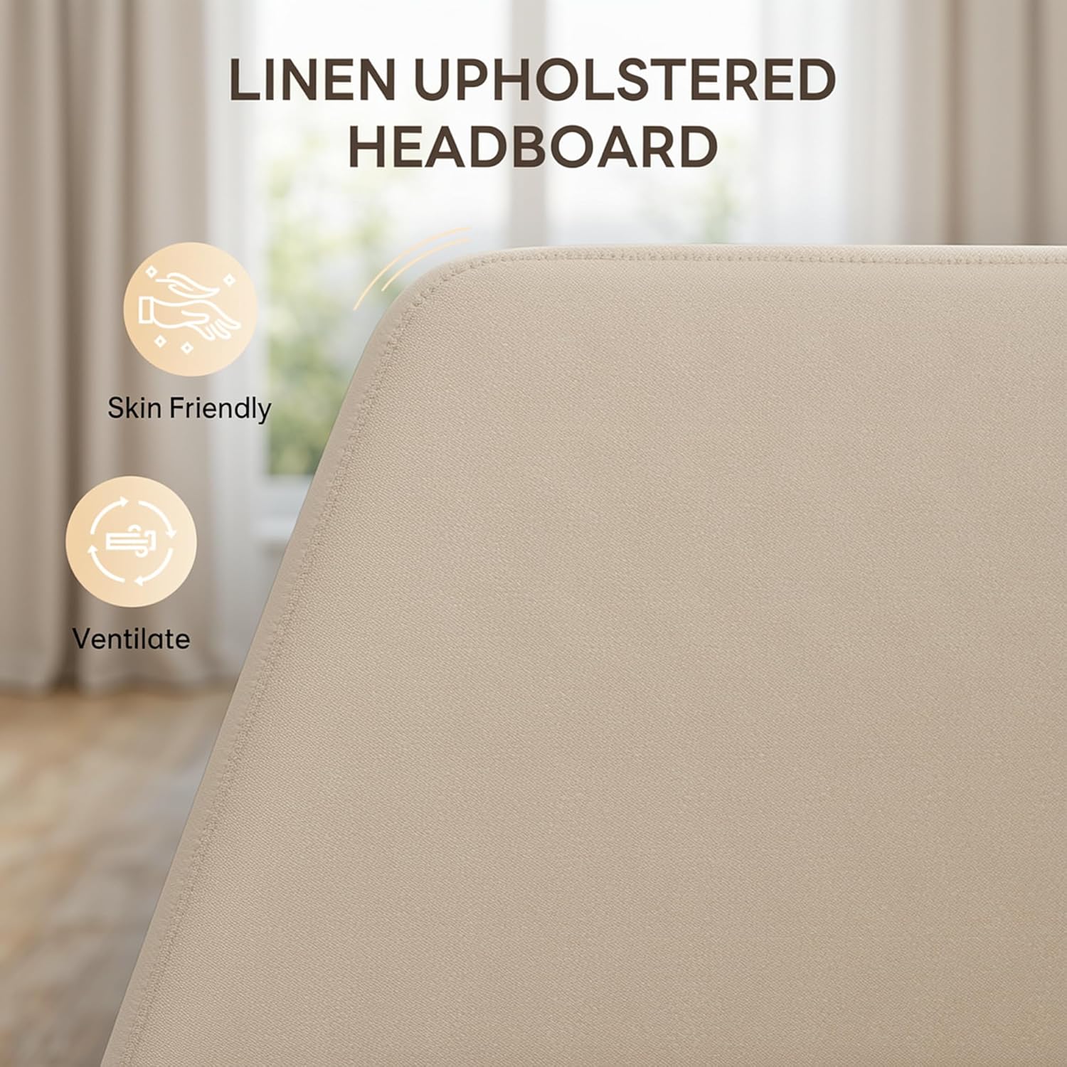 LIKIMIO Premium Modern Upholstered Corner Bed