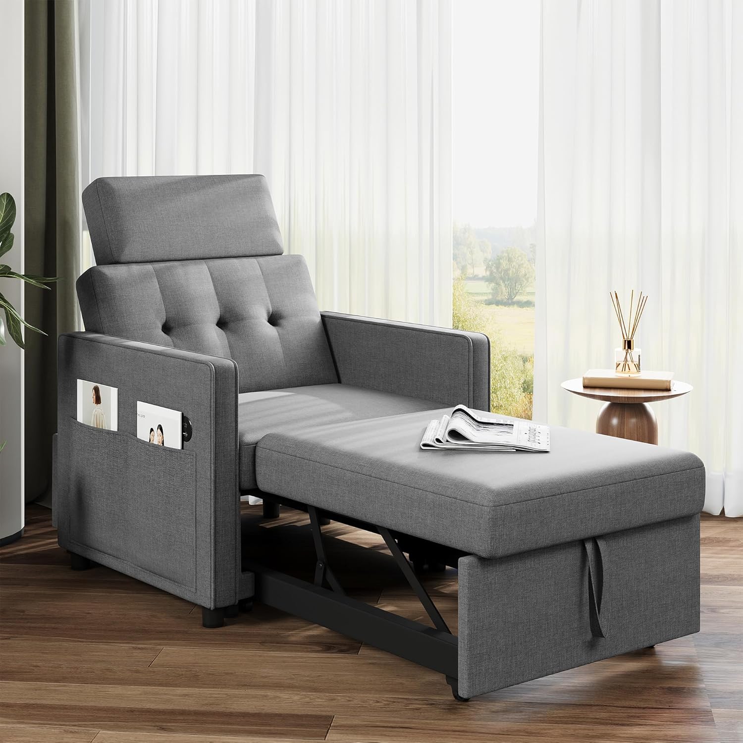 LIKIMIO 3-in-1 Sleeper Sofa Bed