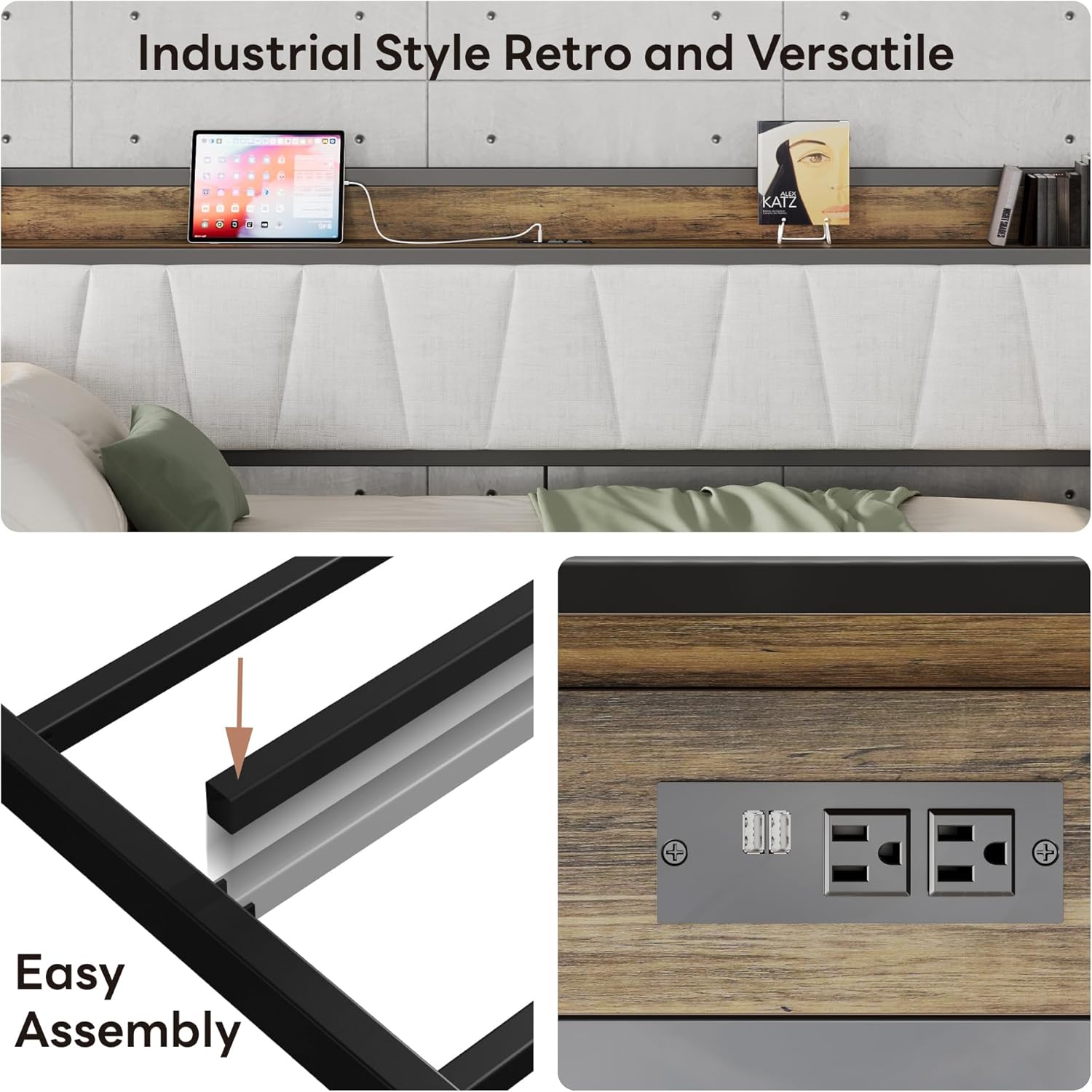 LIKIMIO Storage Trundle Sofa Bed