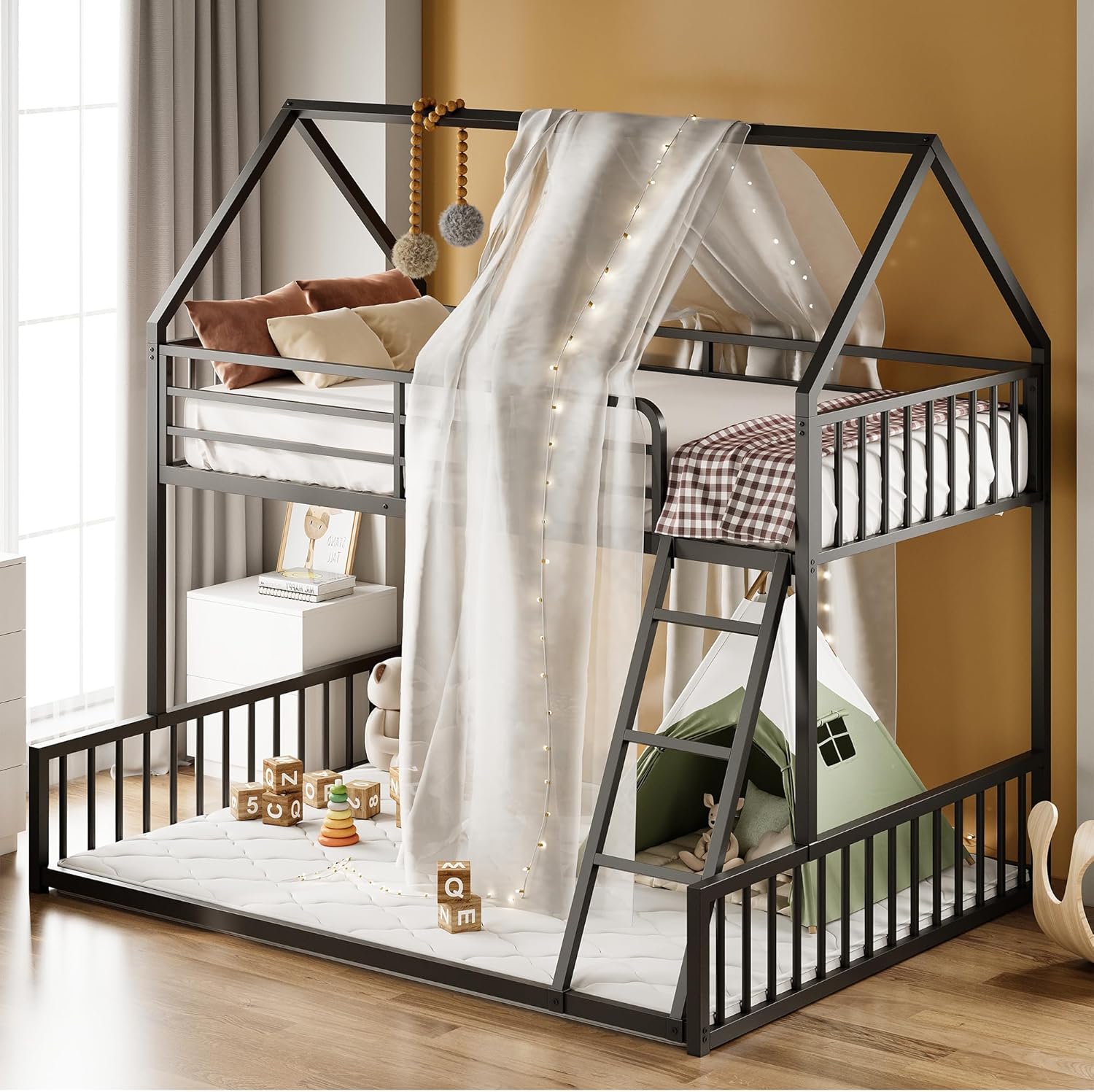 LIKIMIO House Shaped Bunk Bed