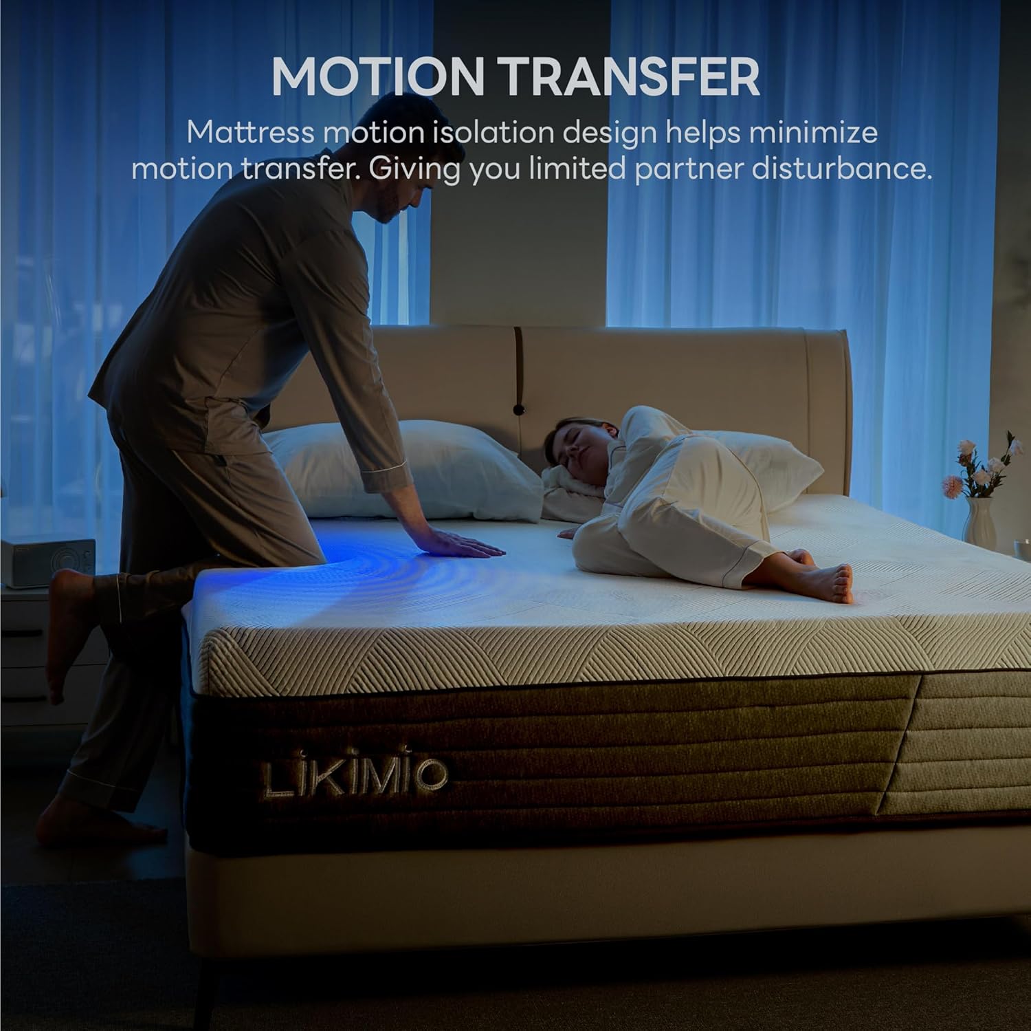 LIKIMIO Twin Gel Memory Foam Mattress with Tencel Fabric, CertiPUR-US Certified