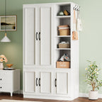 LIKIMIO Armoire Wooden Wardrobe Closet (70")