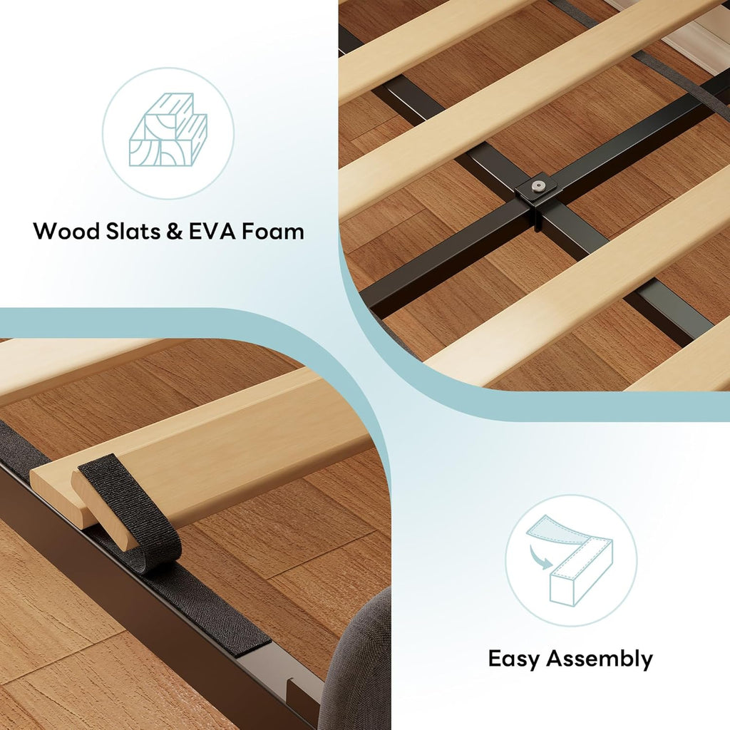 LIKIMIO Adjustable Bed Rails Corner Bed 