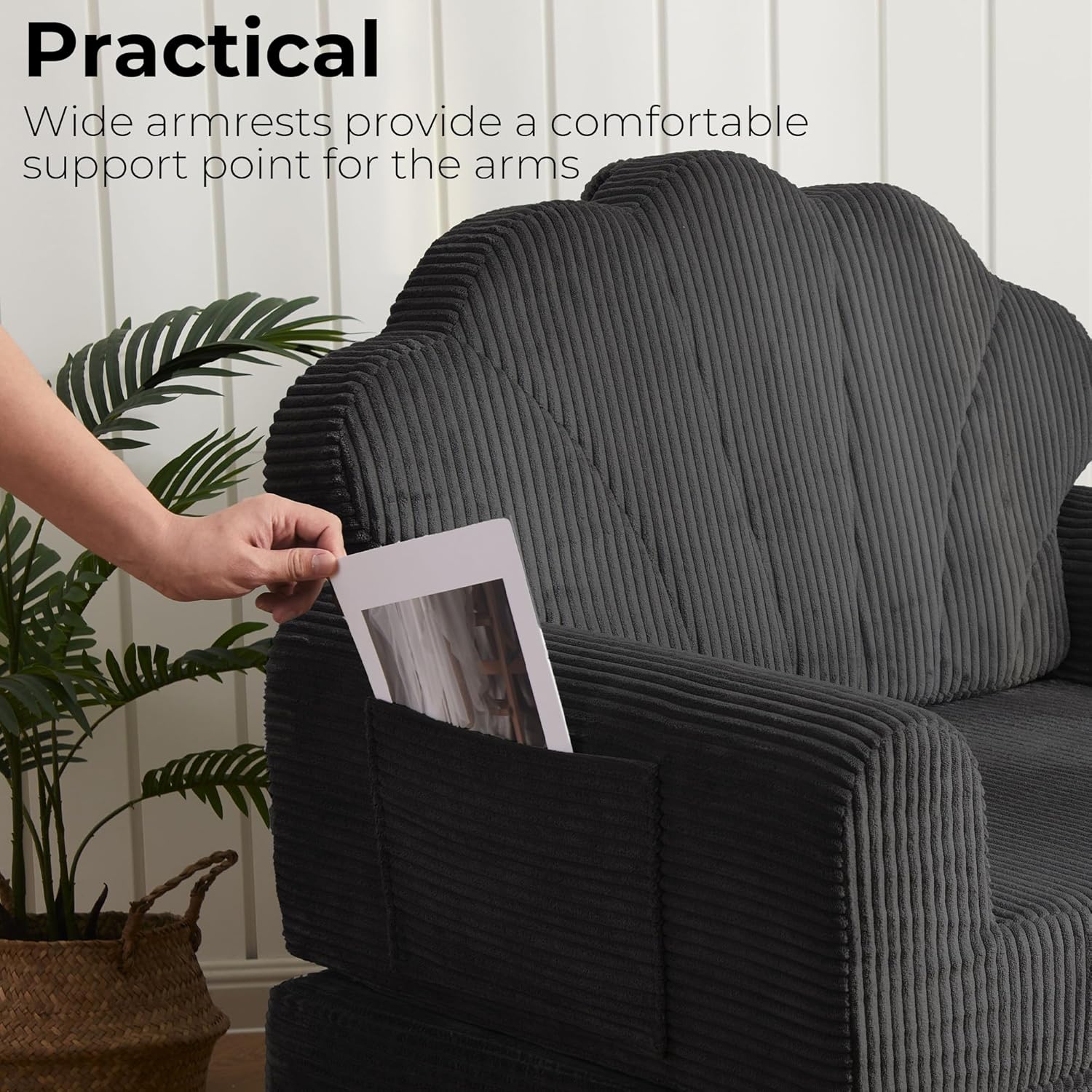 LIKIMIO Foldable Sofa Bed & Mattress