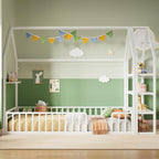 LIKIMIO Floor-standing Storage Loft Bed Frame