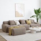 LIKIMIO 118" L-Shape Modern Modular Sofa