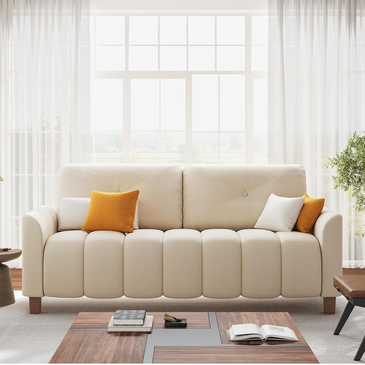 LIKIMIO 79" Clouds Loveseat