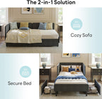 LIKIMIO Adjustable Bed Rails Corner Bed 