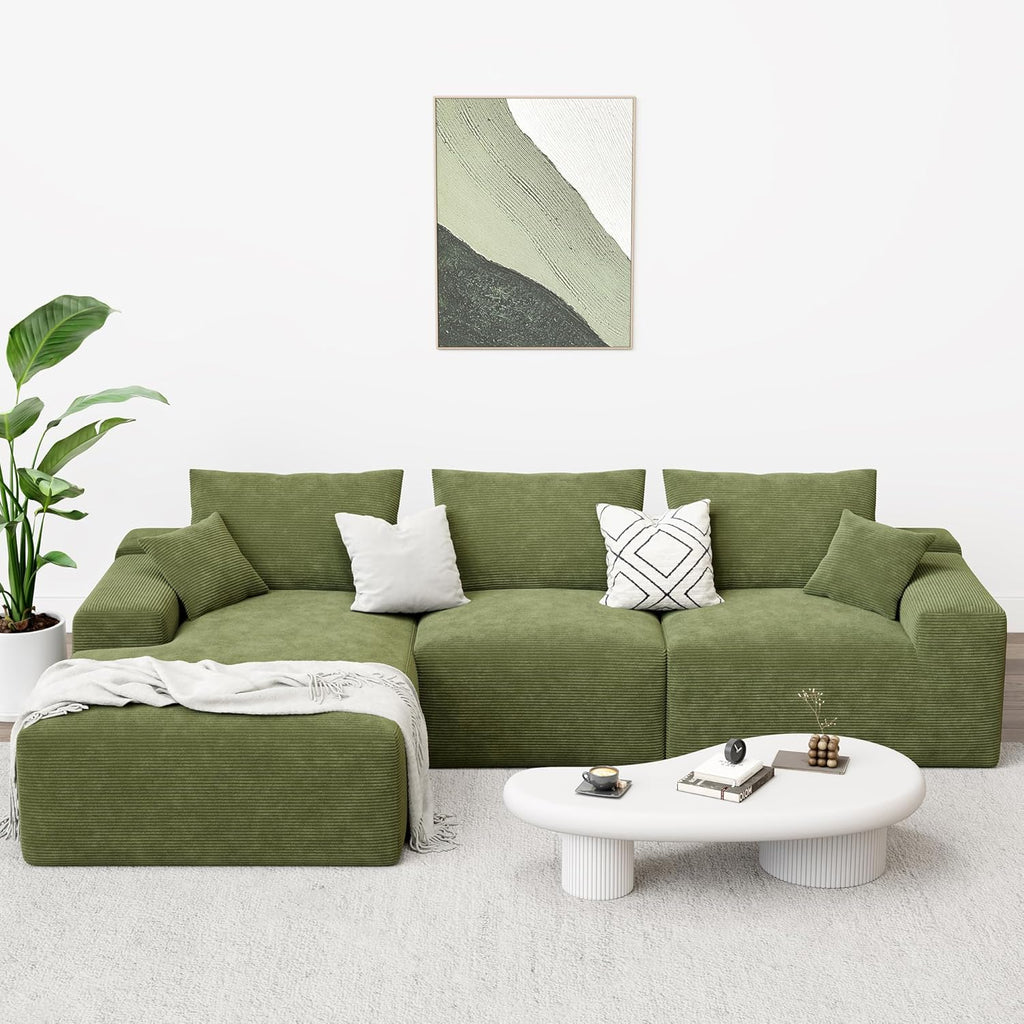 LIKIMIO 120" L-Shaped Sofa