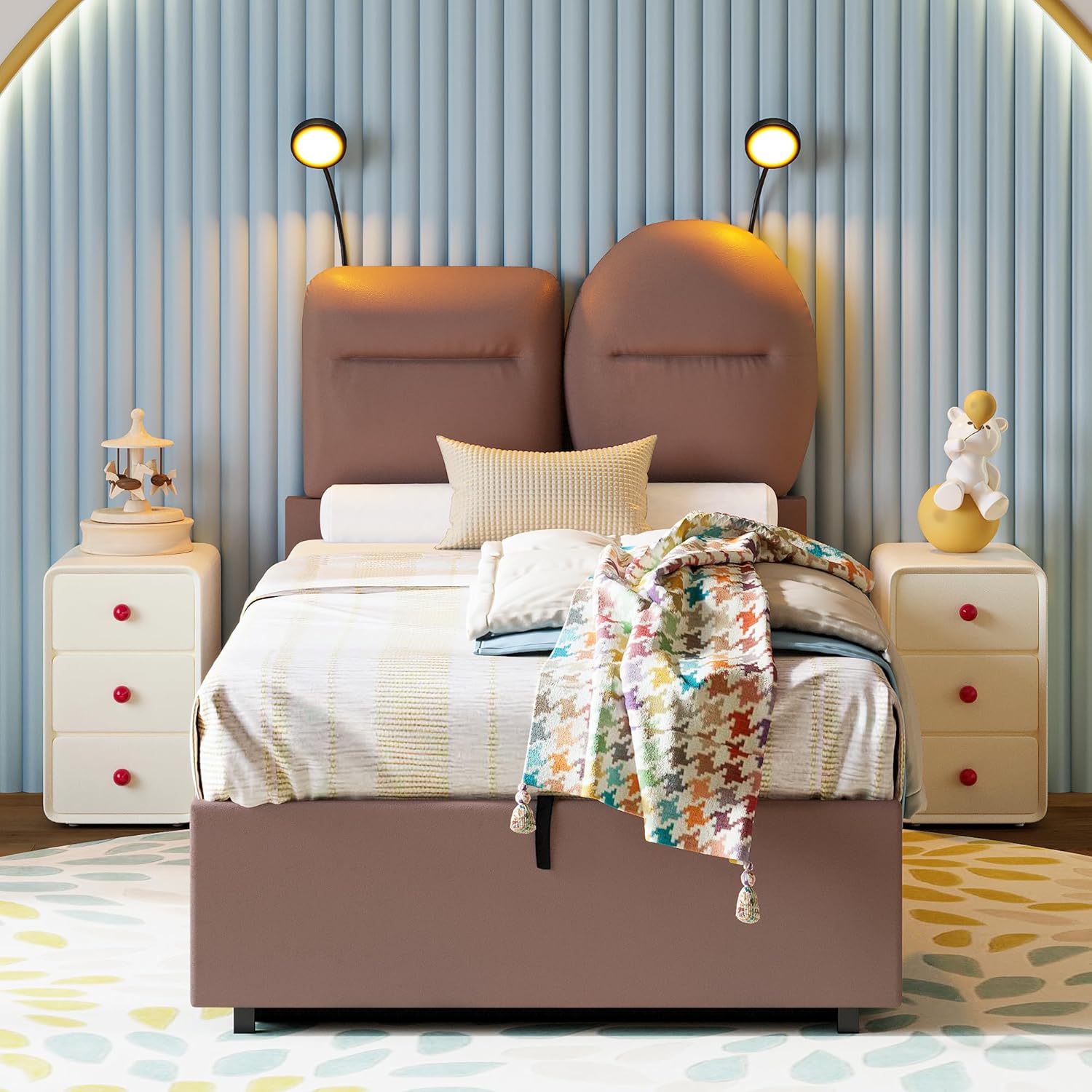 LIKIMIO Liftable Storage Bed Frame