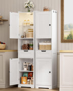 LIKIMIO Slim Freestanding Storage Cabinet（68"）