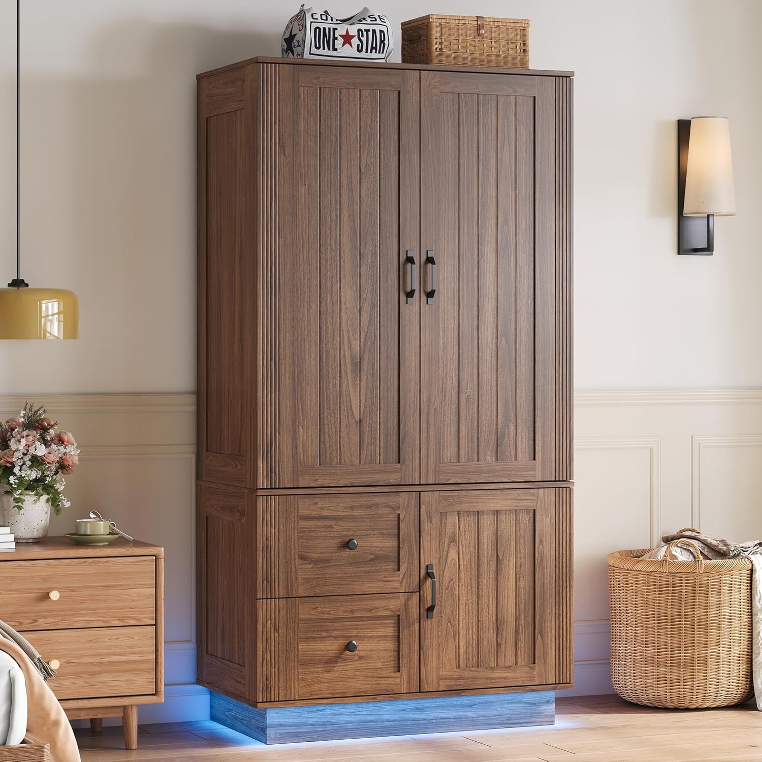 LIKIMIO 70“ Wooden Closet