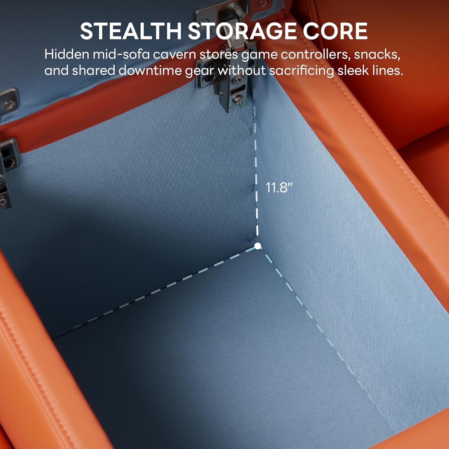 LIKIMIO 62.2” Loveseat Recliner