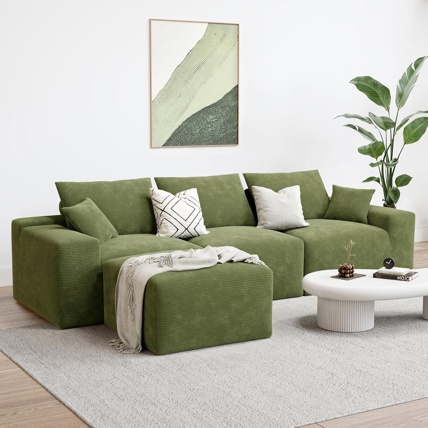 LIKIMIO 120" L-Shaped Sofa